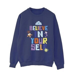Inside Out 2 Womens/Ladies Believe In Yourself Sweatshirt / Navy Blue